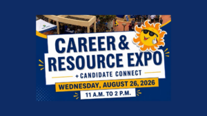 Flyer for VCRMA's Career & Resource Expo and Candidate Connect, Wednesday, August 26, 2026, 11 a.m. to 2 p.m.